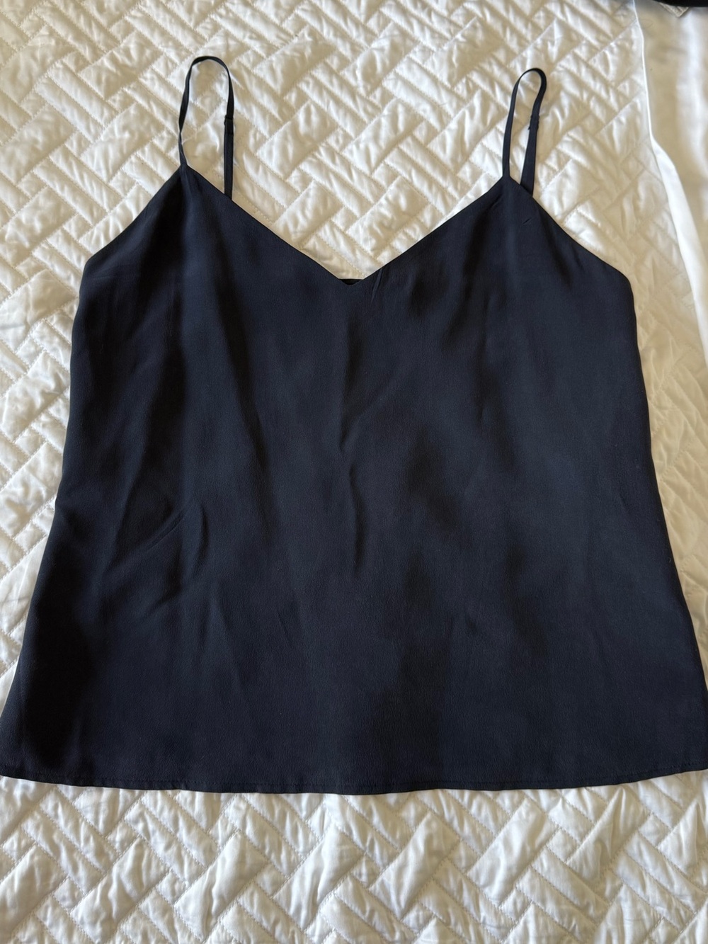 L’AGENCE Navy Silk Cami